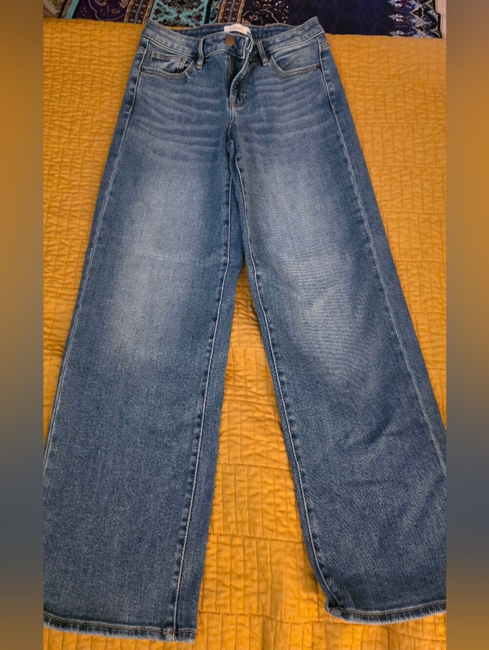 Bohme Womens Wide Leg Women's Jeans in Medium Blue Size 26